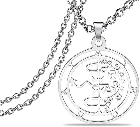 Lywjyb Birdgot Sigil of Asmoday Pendant Asmodai Asmodeus Medalion Necklace Occult Jewelry