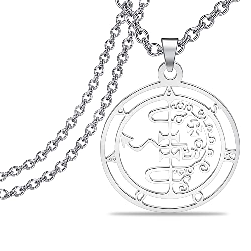 Lywjyb Birdgot Sigil of Asmoday Pendant Asmodai Asmodeus Medalion Necklace Occult Jewelry