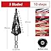 Pagoda Drill Cobalt Industrial Grade TiAlN Stainless Steel Reaming Drill Trapezoidal Bit Step Bit Step Bit Straight Groove Steps 1Pcs(10 Steps 5-23mm)