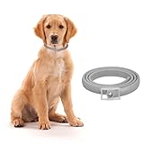 DEWEL 63,5cm Zeckenhalsband für Hunde, Verstellbar Floh-und Zecken Prävention Halsbänder Wasserdicht Flohhalsband gegen Ungeziefer