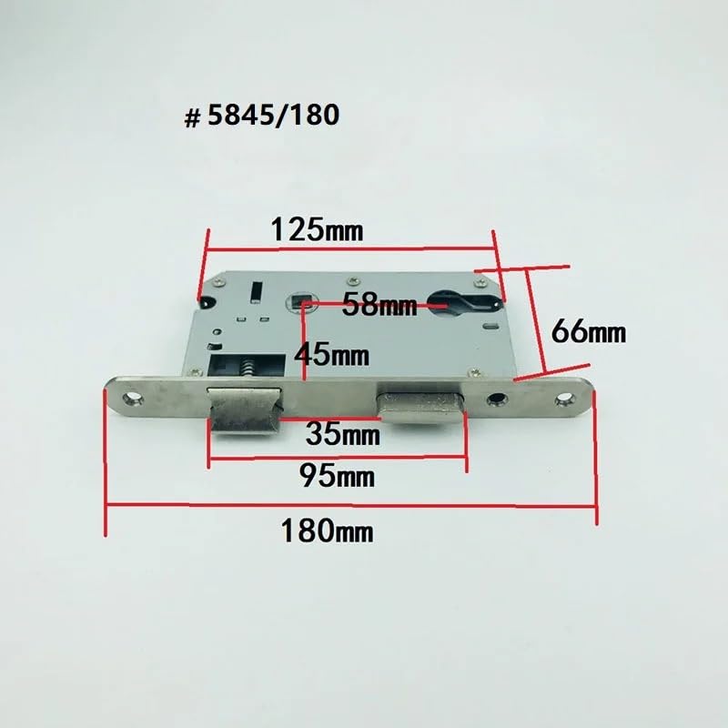 Serrure à encastrer corps de mortaise 5845 5850 pour ferrure de porte