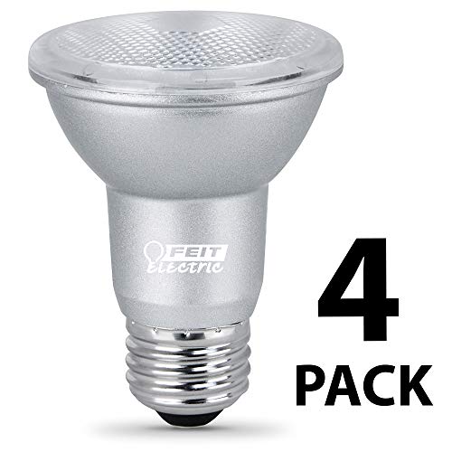 Feit Electric Par20 Led Bulbs, 50W Equivalent, Dimmable Spotlight Bulbs, 3000K Bright White, E26 Base, 450 Lumens, 22 Year Lifetime, Par20 Flood Light Bulbs, 4 Pack, Par20Dm/930Ca/4 #TOP4