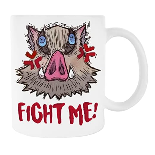 Inosuke, Fight Me!!! Taza De Cerámica Blanca Para Taza De Café Para Té