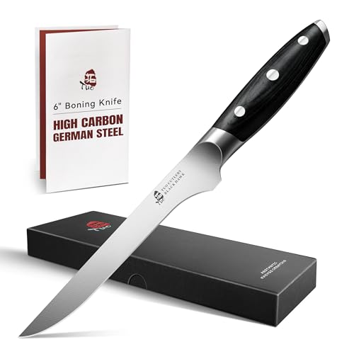 TUO Boning Knife, 6 inch Fillet Knife for Trimming Fat from ...