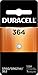 Duracell - 364 Silver Oxide Button Battery - long lasting battery - 1 count