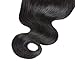 DMS Body Wave Human Hair Lace Closure 4x4 Free Part Swiss Lace Closure 12A Brazilian Virgin Hair Top (4x4 Black, 8 inch)