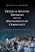 Critical Systems Thinking and the Management of Complexity