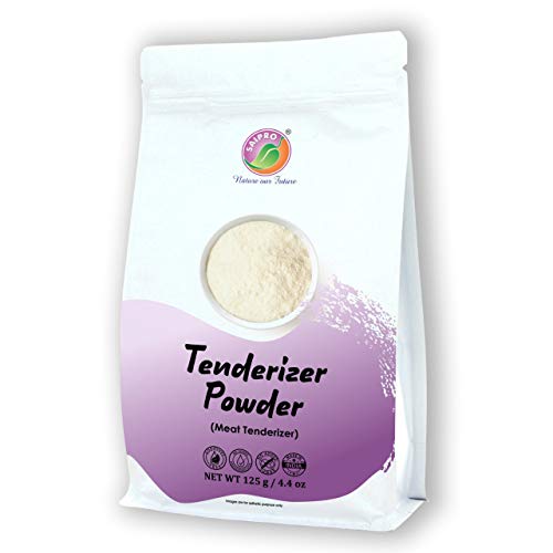 Saipro Meat Tenderizer Powder 125 gm, Meat Rub powder| meat softtner, veg kofta softner| kachri powder |Bbq Rub, 100% Veg product, Gluten Free, Natural, Non GMO