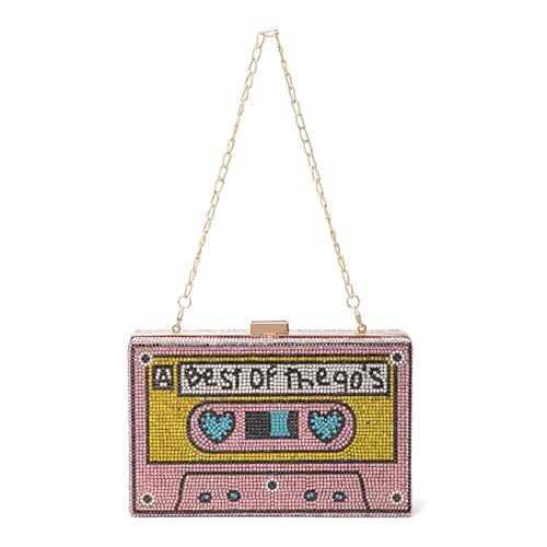 Image of Women Retro Crossbody Bag Rhinestone Fun Unique Evening Clutch Purses for Women