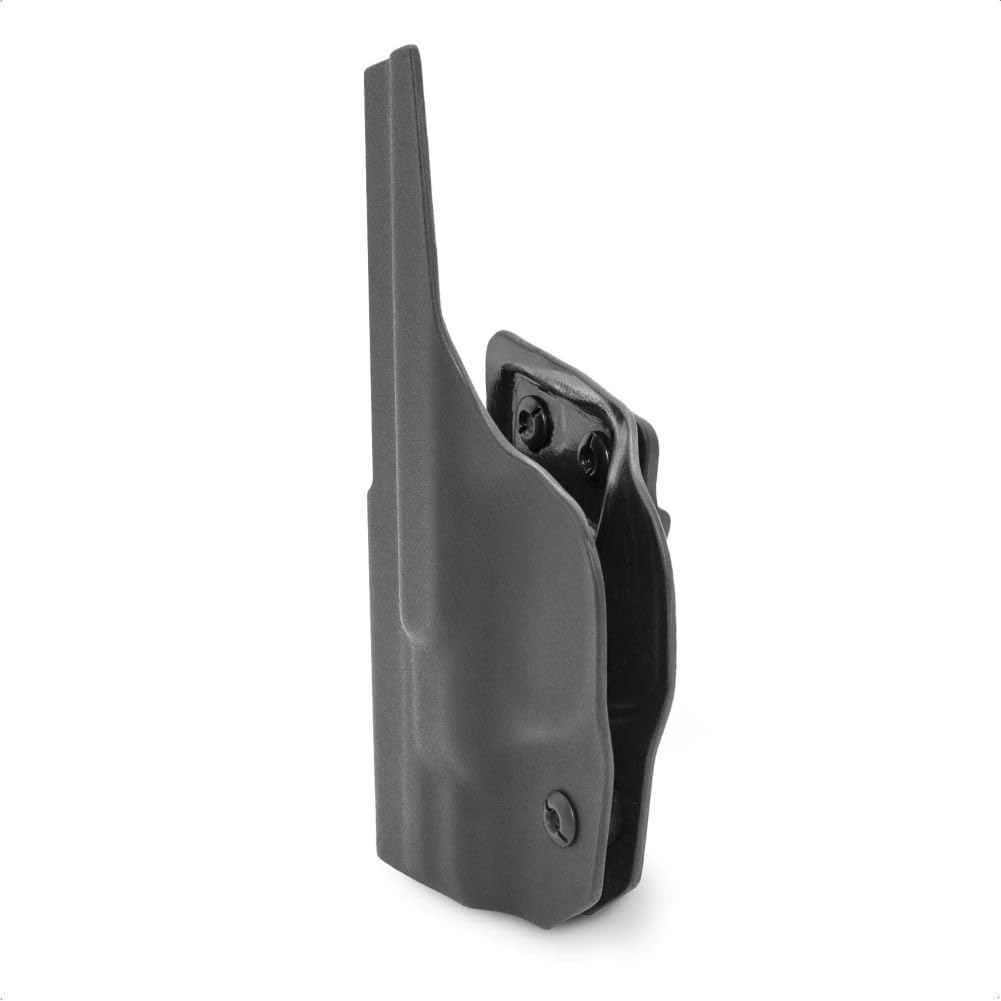 GRITR IWB Kydex Right/Left Hand Gun Holster Compatible with Smith & Wesson M&P Shield/M&P Shield Plus with 1.5" Belt Clip, Open Bottom, Optic Cut, Adjustable Retention