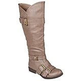 Circunferencia aprox. 43,2 cm Brinley Co Botas de equitación para mujer Montura 06 Regular & Wide Calf, Taupe Wide, 41 EU