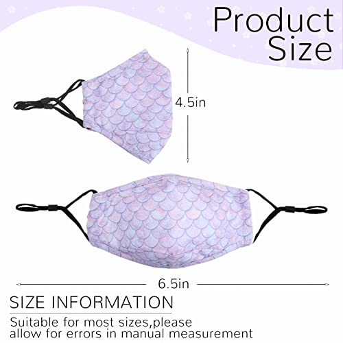 Tondiamo 9 Pieces Kids Girls Face Mask Adjustable Children Masks For Kids Reusable Washable Masks Cloth Face Covering With Ear Loops (Lovely Style) #TOP1