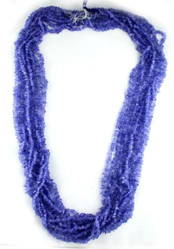 Tanzanite uncut chips beads de 36 pouces pour création bijoux - 2