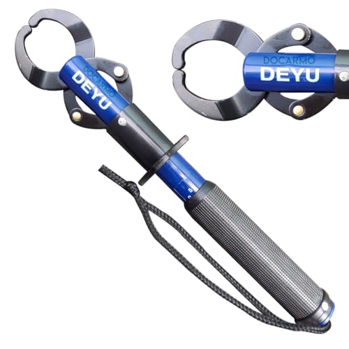 Alicate Pega Peixe Contenção Deyu Balança 21kg Pesca Deyu (Azul)