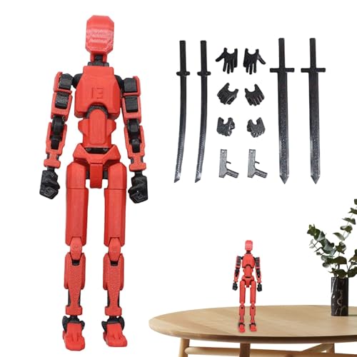 ダミー 13 アクションフィギュア |多関節可動ロボットダミーアクションフィギュア | 組み立てデスクトップロボット、人形模型玩具描画写真小道具、コレクション用ロボットアクションフィギュアポーズ可能フィギュア ダミー 13 アクションフィギュア |多関節可動ロボットダミーアクションフィギュア | 組み立てデスクトップロボット、人形模型玩具描画写真小道具、コレクション用ロボットアクションフィギュアポーズ可能フィギュア