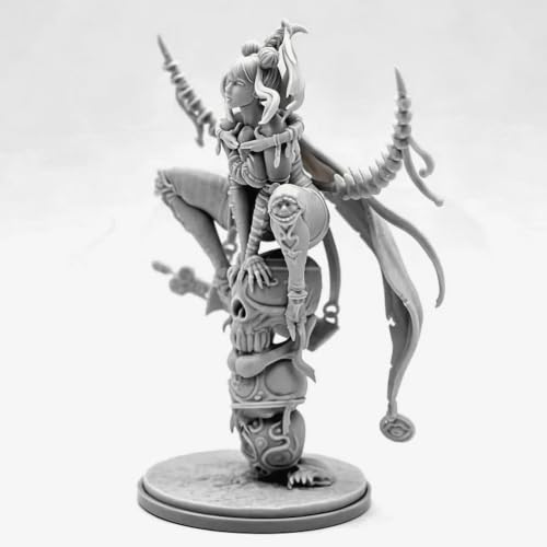 Maquette en résine guerrière antique 1/24 pour diorama et peinture de figurine
