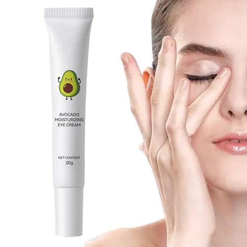 Crema Para Ojos Anti Ojeras - Crema De Aguacate Hidratante E Iluminadora Para El Contorno De Ojos - Hidratantes Faciales Calmantes Para Piel Sensible Grasa Madura Uso Diario Viaje Y Preparación Nupcia