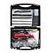 Shkalacar Plastic Welding Kit Bumper Repair Kit Auto Plastic Repair Tool 5-in-1 for Shape Cut with Patented Seam Welding Nails Overheat Protection Tool (Red)