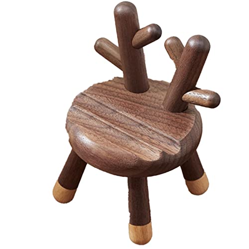 Eayoly Support de téléphone Portable pour Bureau - Lovely Antlers Support de téléphone Support de Tablette en Bois pour téléphone Portable Support de Quai,Support de téléphone antidérapant et épais Cover