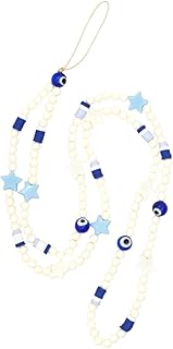 Uonlytech Correias De Telefone Móvel Contas Charme De Telefone Boêmio Frisado Pulseira De Telefone Colhedores Para Telefone Com Cercadura Charme Cinta Cordão De Telefone Frisado Cinta