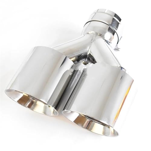 Tuyau d'échappement universel double pointe pour la rénovation auto - 2