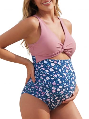 Summer Mae Women's One Piece Swimsuit Twist Front Bathing Suit