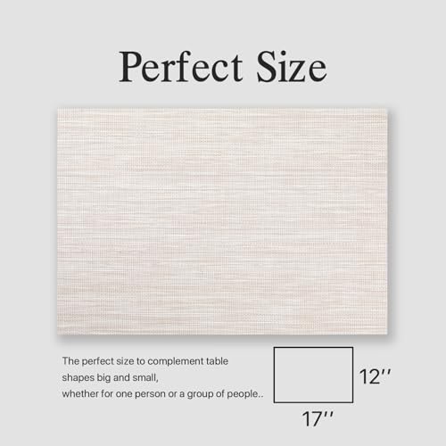 Image of Dining Placemats Set of 4 Beige