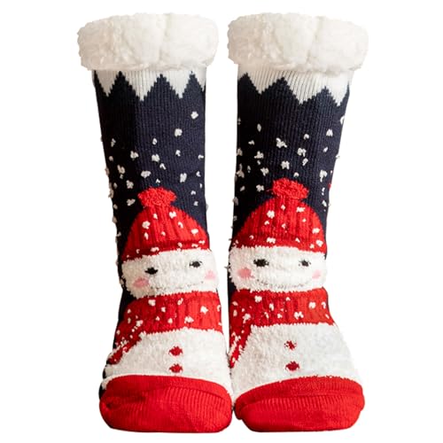 Oneshlee Weihnachtssocken für Damen und Herren - Kuschelsocken...