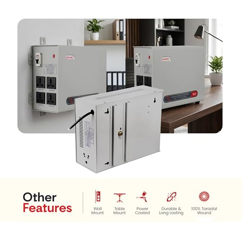 Image of Maxine 3000W Step Down Transformer 220v to 110v Voltage Converter for US,Taiwan,Canada products used in India (3000)