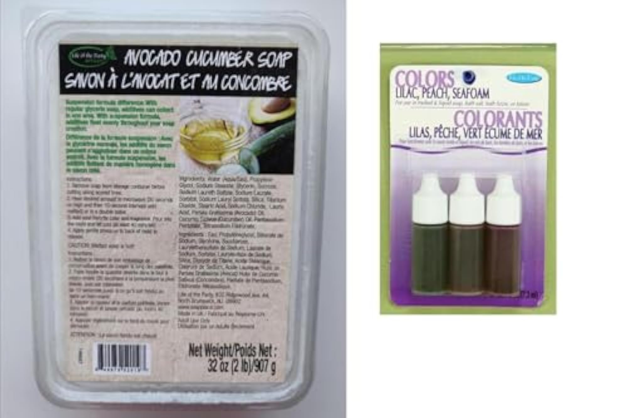 Avocado/Cucumber Soap Base, 2-Pound Gift Set
