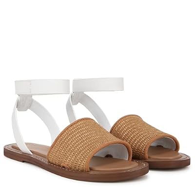 Franco Sarto womens Rosa Ankle Strap Flat Sandal