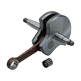 Maß G (Breite Kurbelwangen): 30,1 mm // Maß H (Durchmesser Pleuelauge oben): 15 mm // Maß I (Gewinde lichtmaschinenseitig): M10 x 1 Rechtsgewinde
