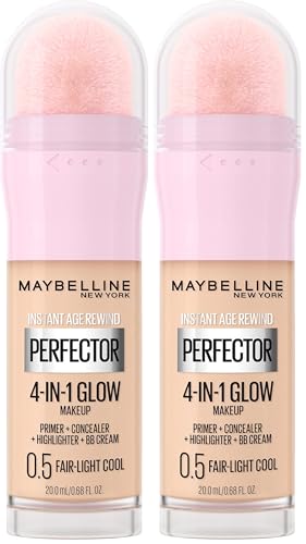 Maybelline New York Instant Age Rewind Instant Perfector 4-In-1 Glow Makeup, Fair/Light Cool