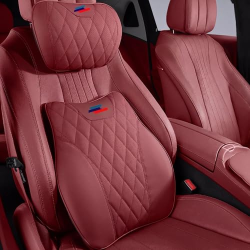 10 Best Neck Pillows for BMW in 2026: Comfortable Picks for Every Seat Nappa Leather Neck and Lumbar Cushion Set