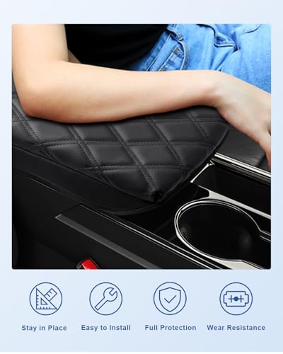 Image of CDEFG for 2025 2026 Equinox Center Console Cover for 2025 2026 Chevrolet Equinox Accessories Armrest Cover 2025 Equinox Middle Console Pad 2026 Equinox 2025 Arm Rest Cushion