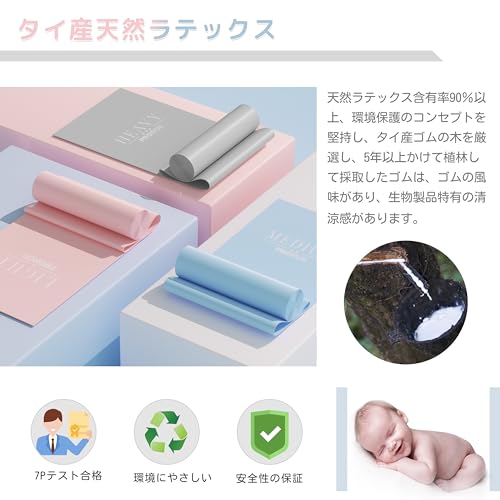 PROIRON ストレッチバンド＋ノンスリップループ ライトピンク