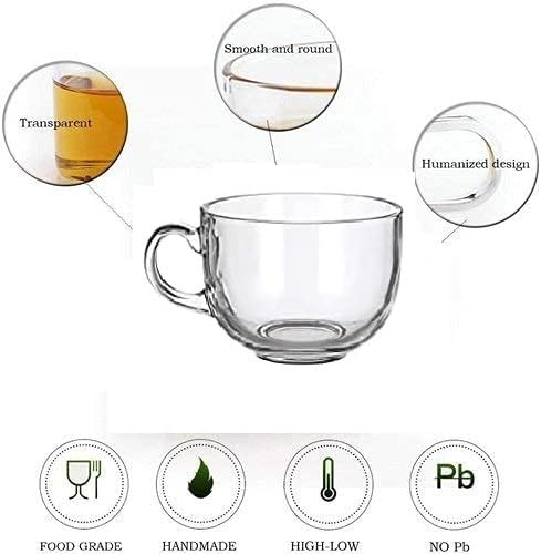Image of Glass Kettle Teapot for Gas Stove - Borosilicate Tea Pot with Stainless Steel Infuser, Heat-Resistant & Stovetop Safe, Loose Leaf & Blooming Tea - Set with 4-150ml Cups (750ML + 4Cup)