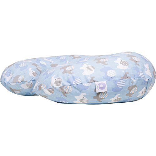 Forro para Almofada Boppy, Chicco, Elephants Blue