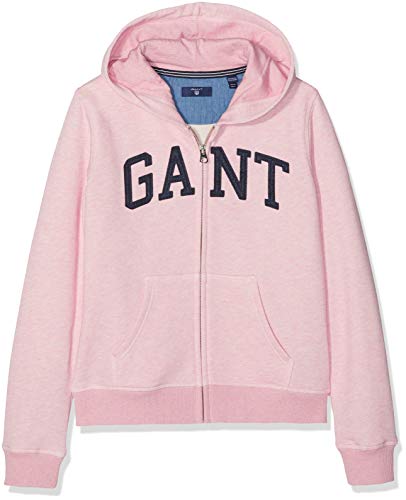 Gant Tg Logo Full Zip Hoodie Cappuccio Bambina