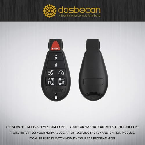 Dasbecan Wireless Ignition Module Switch with Keys (Need Programming) Compatible with 2011-2014 Dodge Challenger Ram 1500 2500 3500 4500 5500 Jeep Grand Cherokee, Chrysler Town & Country by Dasbecan - Image 9