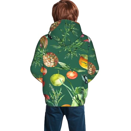 Vegan Kid Hoodies Boys Sweatshirts Girls Pullover with Pocket4