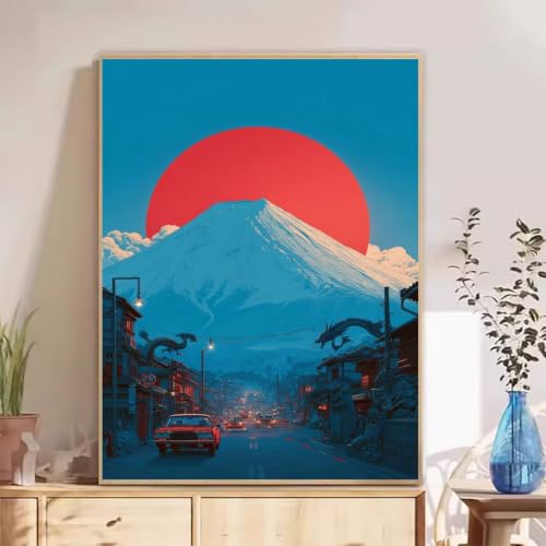 Kit diamond painting adulte Japon : idée activité manuelle et cadeau créatif