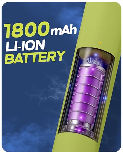 Image of Weird Wolf 2-in-1 Mosquito Killer Racket with UV Light, Base Stand | 1800mAh Lithium Battery | Electric Mosquito Bat with Auto & Manual Mode | Type-C Charging | 6 Months Warranty (Green White)