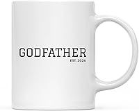 Vista 9 de Andaz Press Taza de café personalizada con anuncio de embarazo para bebé, 11 onzas, regalo de tía Est. 2025, 1 paquete, año personalizado, ideas