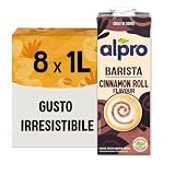 ALPRO BARISTA CINNAMON ROLL, Bevanda 100% Vegetale, 8x1L