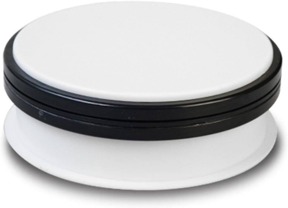 Rotating Display Stand White 5kg for Jewelry and Watches