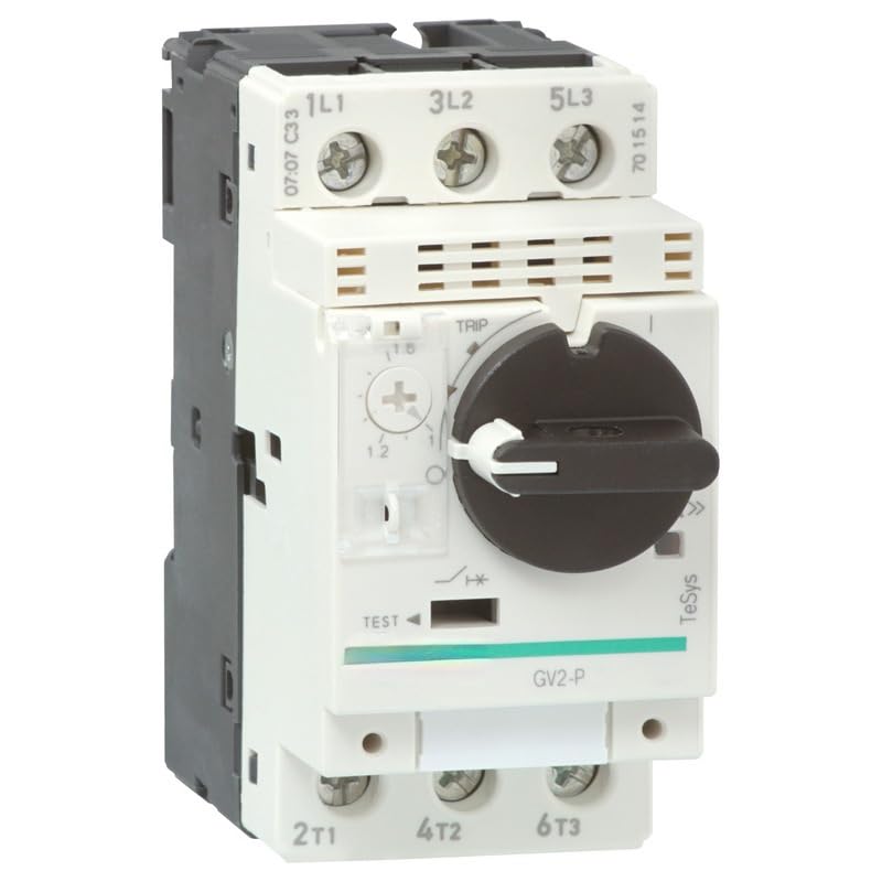 Perilla de control TeSys para disyuntor motor de 0,16-0,25 A modelo GV2P02