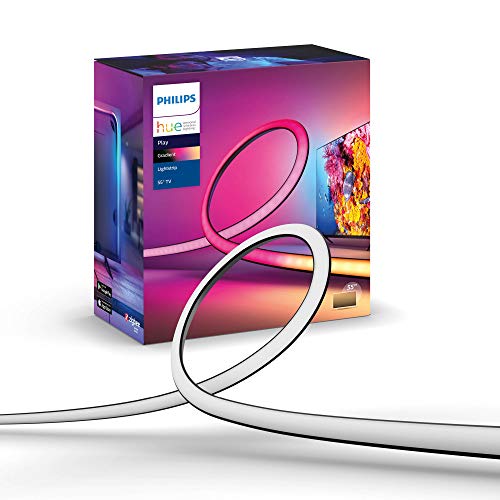 Philips Hue Play Taśma LED, 75 cali, Gradient Taśma LEDowa z 16mln Kolorów, Smart LED do Podświetlenia TV i Gamingu