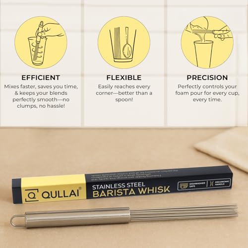 Image of Stanless Steel Whisk (Professional Barista Tool Whisk)