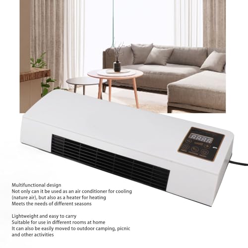 Luqeeg Ar-condicionado montado na parede – Aquecimento de resfriamento uso duplo ar condicionado por